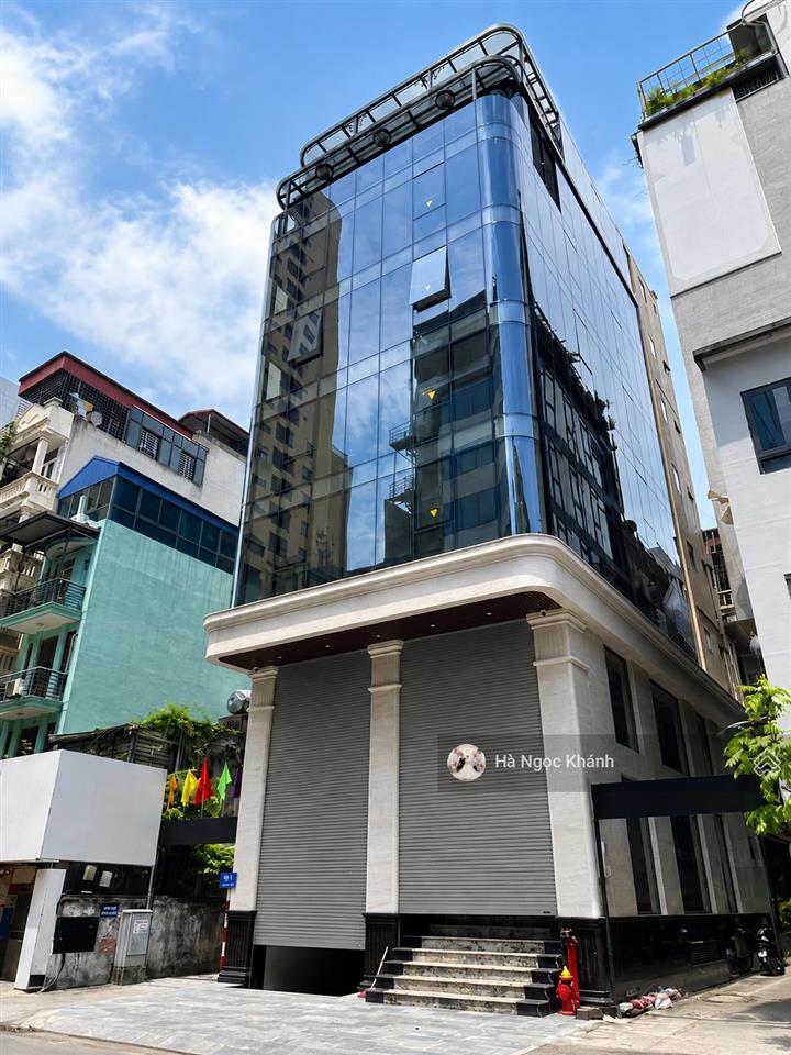 8,6m mặt tiền quyền lực | mp dương khuê | building 8 tầng | thang máy | lô góc vỉa hè kinh doanh