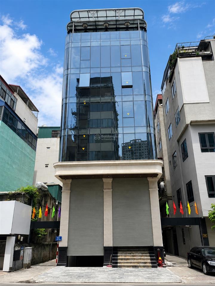 Lô góc 16m mặt tiền quyền lực mp lê đức thọ | building 8t có hầm | thang máy | vỉa hè 5m kinh doanh