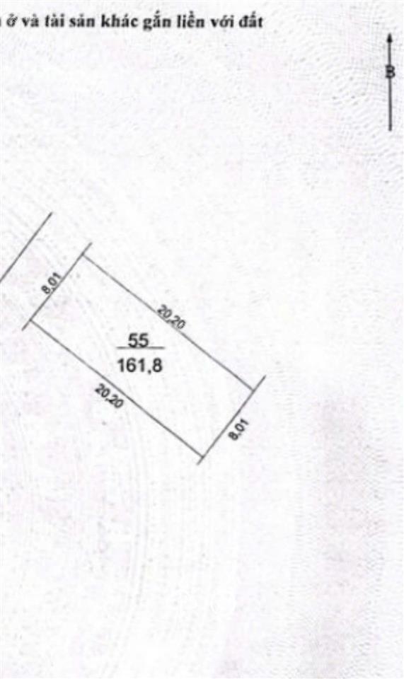 Đất tái định cư tự khoát, ngũ hiệp, thanh trì 162m, mặt tiền 8m
