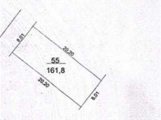 Đất tái định cư tự khoát, ngũ hiệp, thanh trì 162m, mặt tiền 8m