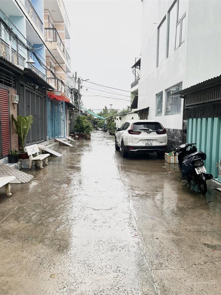 Nhà nhà bè ngang 6,4m 86,4m² gara ô tô hẻm 6m 6,68 tỷ