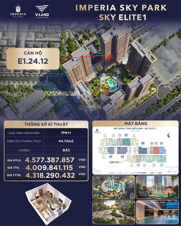 Tặng quà 3 tỷ, chốt ngay 1pn thanh khoản nhanh gần vành đai 3.5