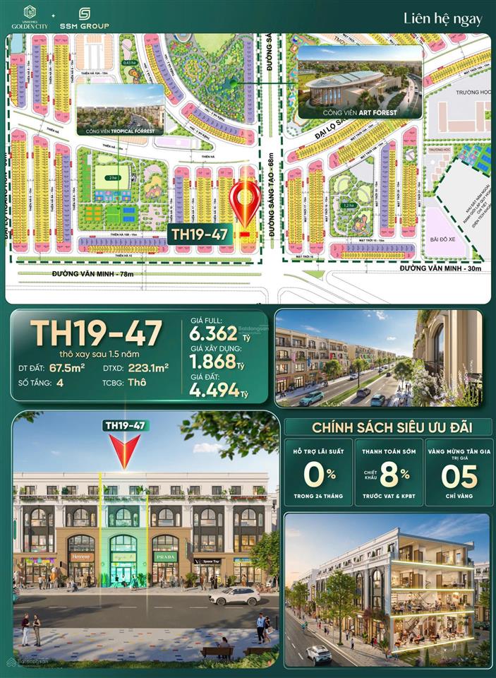 Em thảo 0969 162 *** bán đh 78 hướng đn, đường 30m vin dương kinh. htls đến 7/2027