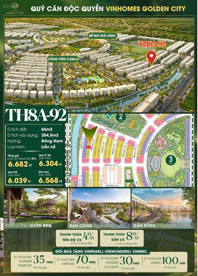 Em thảo 0969 162 *** bán đh 78 hướng đn, đường 30m vin dương kinh. htls đến 7/2027