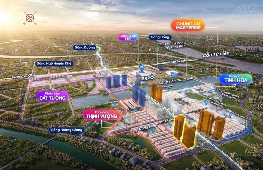 Chính chủ bán căn 1pn view sông hồng tuyệt đẹp tại vinhomes cổ loa, giá bán full 6 tỷ đồng