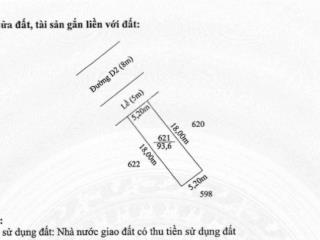 Chú thắng bán lô 93,6m2 đối diện khu công nghiệp có sổ hồng đầy đủ