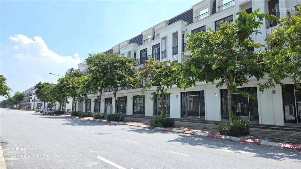 Căn liền kề ngay đầu đường 24m, với 2 mặt đường hud mê linh central 104m2, vào 50% nhận nhà ở ngay