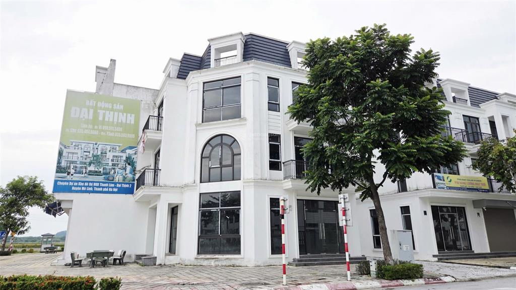 Căn góc liền kề mặt tiền đường 24m, 3 mặt thoáng hud mê linh rộng 148,7m2, giá 16 tỷ đã có sổ hồng