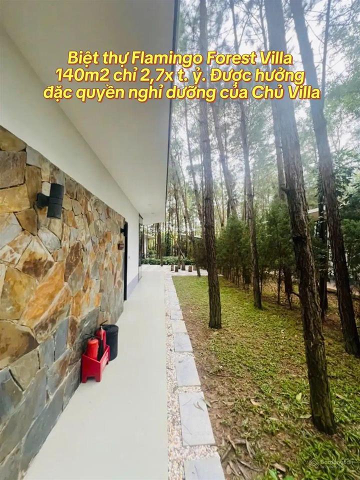 Hơn 2,7 tỷ đã sở hữu ngay 1 căn villa forest flamingo đại lải resort diện tích 140m2, full nội thất