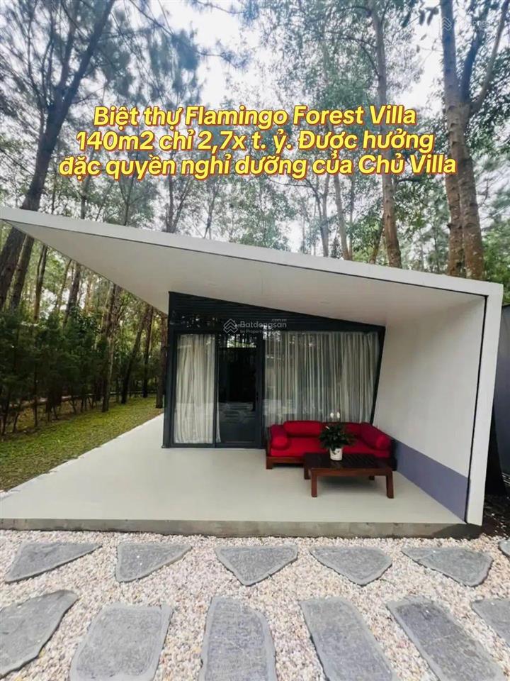 Hơn 2,7 tỷ đã sở hữu ngay 1 căn villa forest flamingo đại lải resort diện tích 140m2, full nội thất