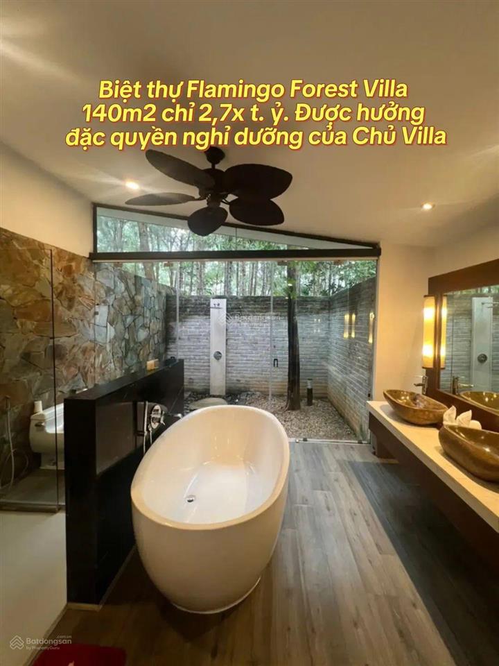 Hơn 2,7 tỷ đã sở hữu ngay 1 căn villa forest flamingo đại lải resort diện tích 140m2, full nội thất