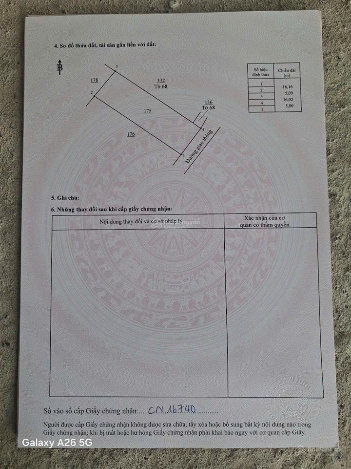 Bán nhà vườn thổ cư 205m2, cách lý thái tổ 150m, xã đại phước, tp đồng nai