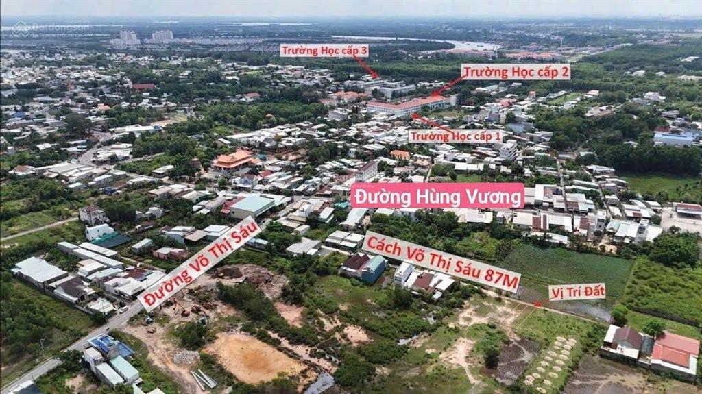 Bán đất hẻm 3 võ thị sáu, 1,85 tỷ, 100m2, pháp lý đầy đủ, giá siêu hời