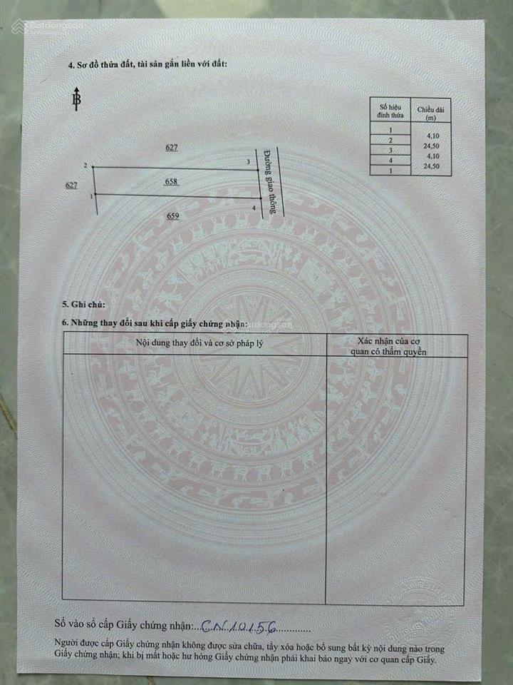 Bán đất hẻm 3 võ thị sáu, 1,85 tỷ, 100m2, pháp lý đầy đủ, giá siêu hời