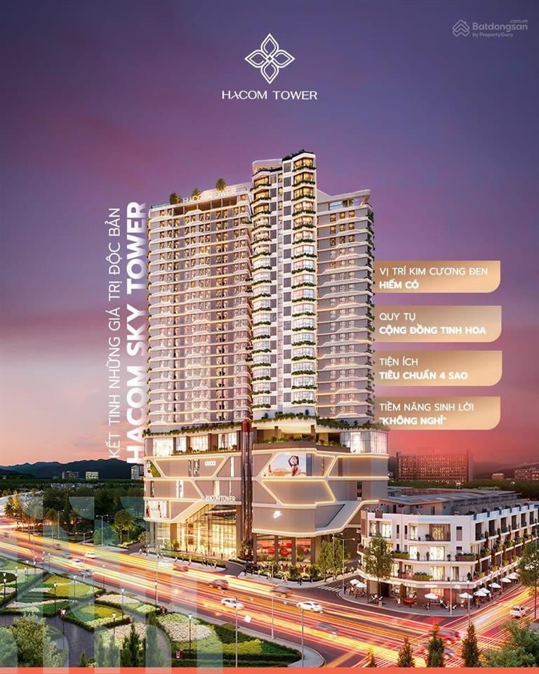 Dự án hacom tower vị trí & giá trị vị trí ngay trục đường 16/4, trung tâm thành phố