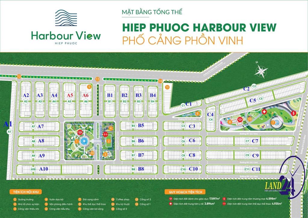 Bán đất hiệp phước harbour view, 1,4 tỷ vnd, 80 m2, đẹp, nhiều tiện ích