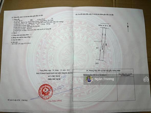 Chính chủ gửi bán đất mặt tiền  nở hậu  giá tốt 1 tỷ4 tại an hoà trảng bàng, gần kcn thành công