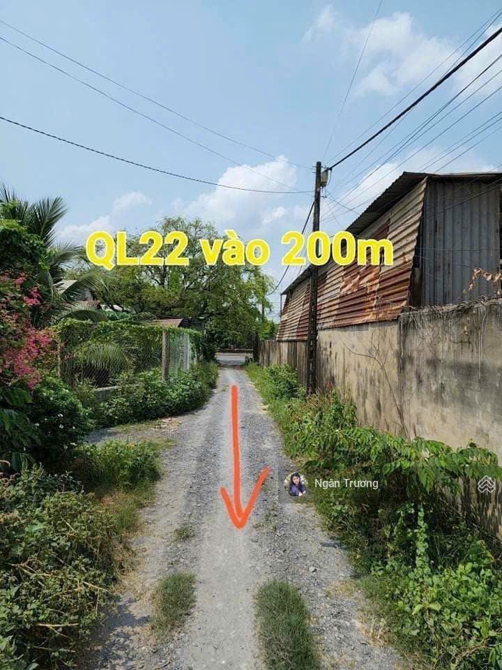 Ngộp thật  chủ bán lỗ lô đất 2 mặt tiền cách ql22 300m  chỉ 1 tỷ tại phước thạnh, củ chi