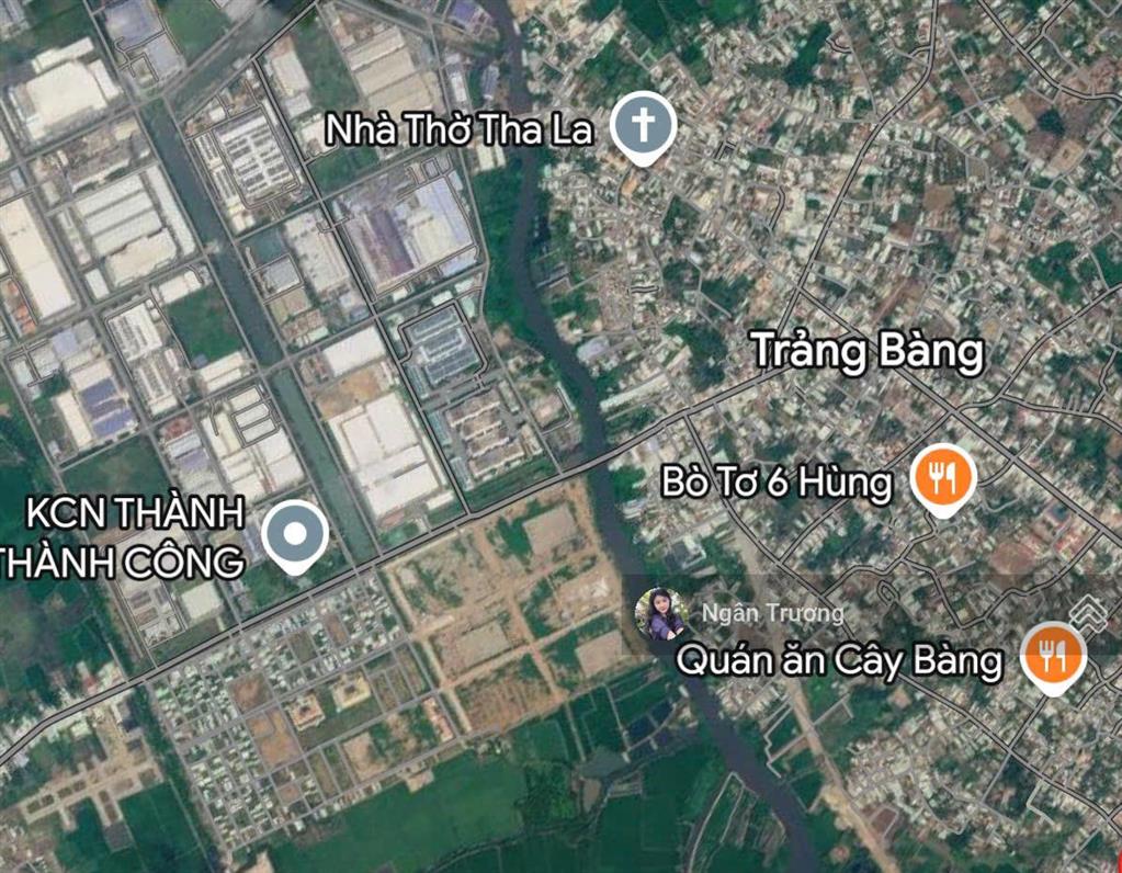 Bán đất gần kcn thành thành công  an hòa  trảng bàng  180m2 xây được dãy 10 phòng trọ