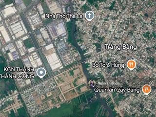 Bán đất gần kcn thành thành công  an hòa  trảng bàng  180m2 xây được dãy 10 phòng trọ