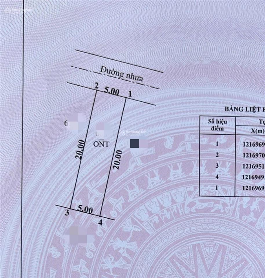 Bán gấp lô đất dt 100m2 thổ cư tại củ chi  sổ hồng riêng, công chứng ngay  giá tốt