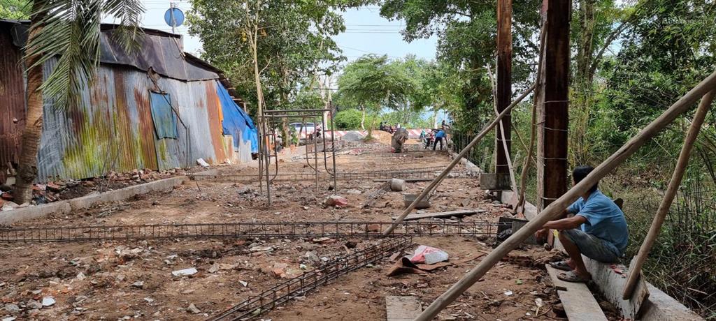Nền thổ cư. mặt tiền 8m, đt 943 bốn làn xe, giá tốt