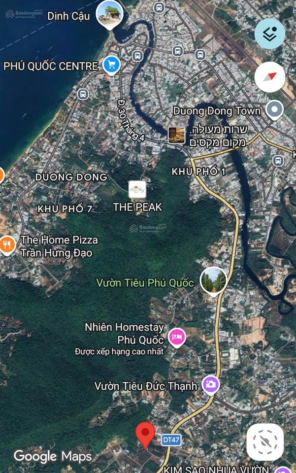 Bán giá tốt 1275m2, sẵn 300m2 thổ cư và nhà nhỏ, gần trung tâm dương đông