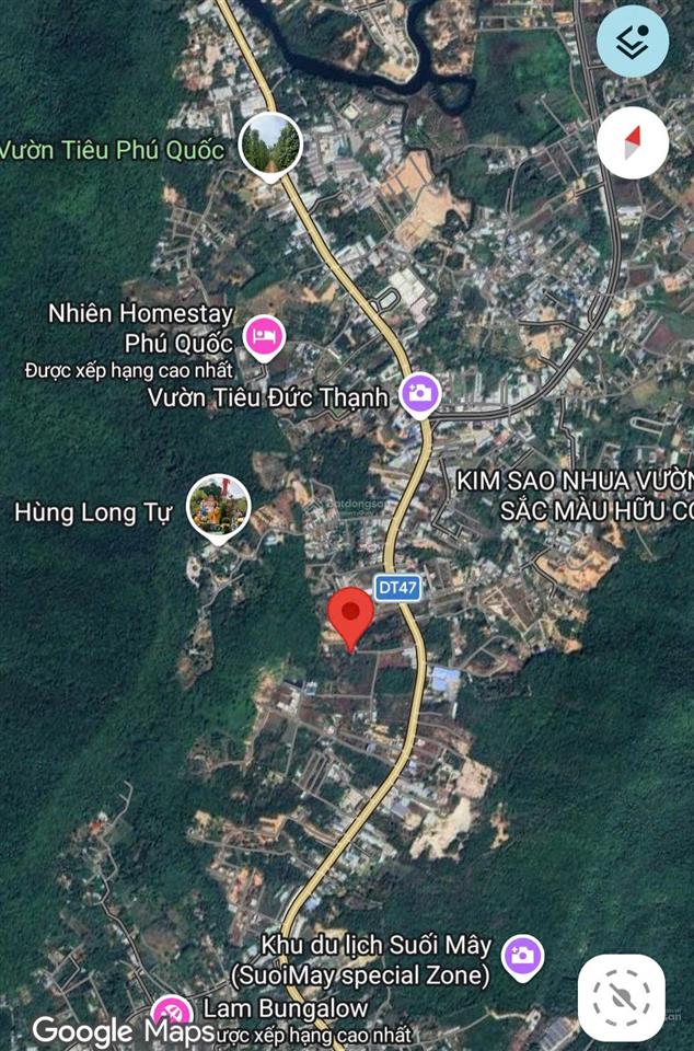 Bán giá tốt 1275m2, sẵn 300m2 thổ cư và nhà nhỏ, gần trung tâm dương đông