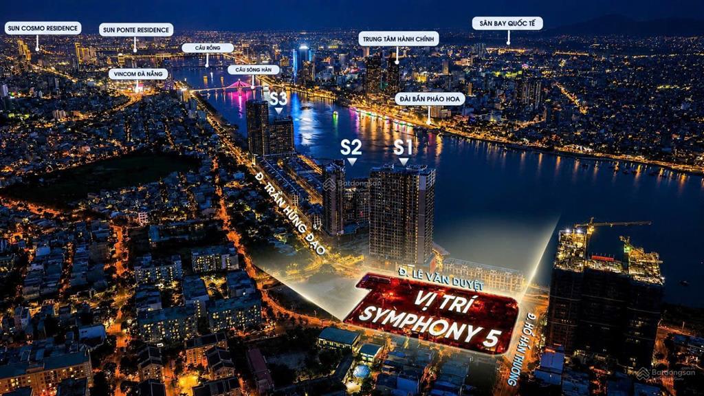 2 tỷ 732 sở hữu căn 1pn+1 | symphony 5 đà nẵng | view công viên