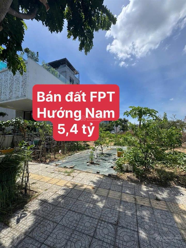 Bán đất fpt chỉ 5,4 tỷ, view công viên, ngay trường đại học fpt