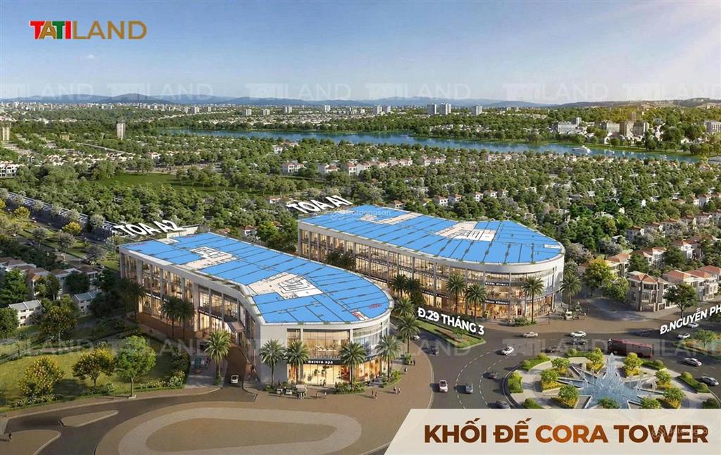 Bán shophouse cora tower từ 5 tỷ | ngay khu kinh doanh đường nguyễn phước lan và 29/03