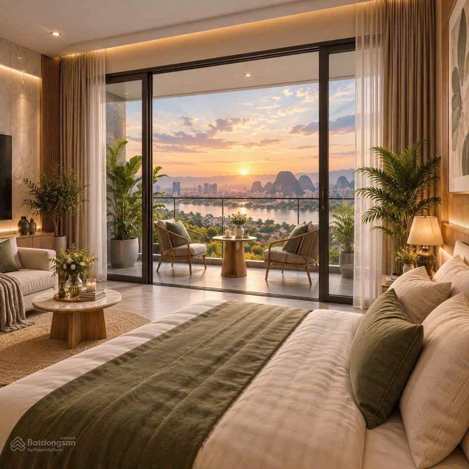 45tr/m2 căn hộ 2pn cao cấp sân vườn view núi và biển của cđt sun group
