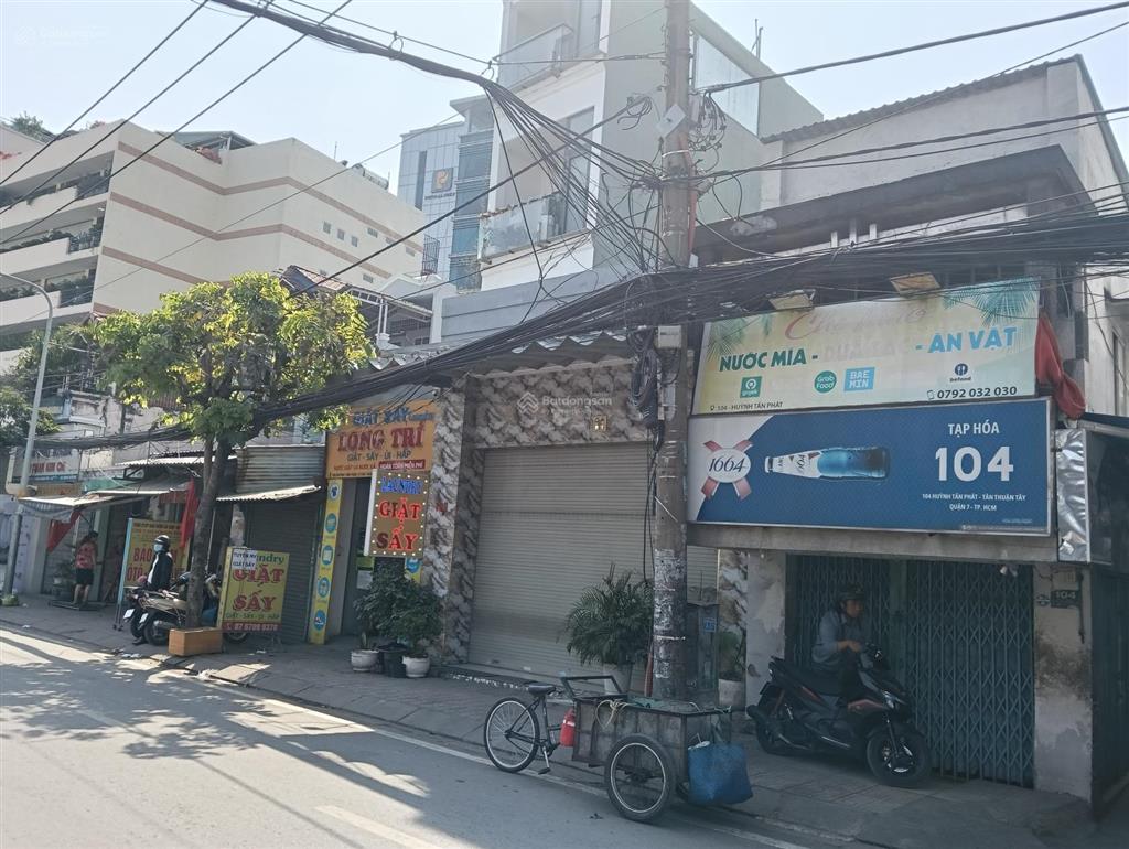Chỉ 10tỷ sỡ hữu ngay căn nhà 84m2 mặt tiền huỳnh tấn phát phường tân thuận đông quận 7.