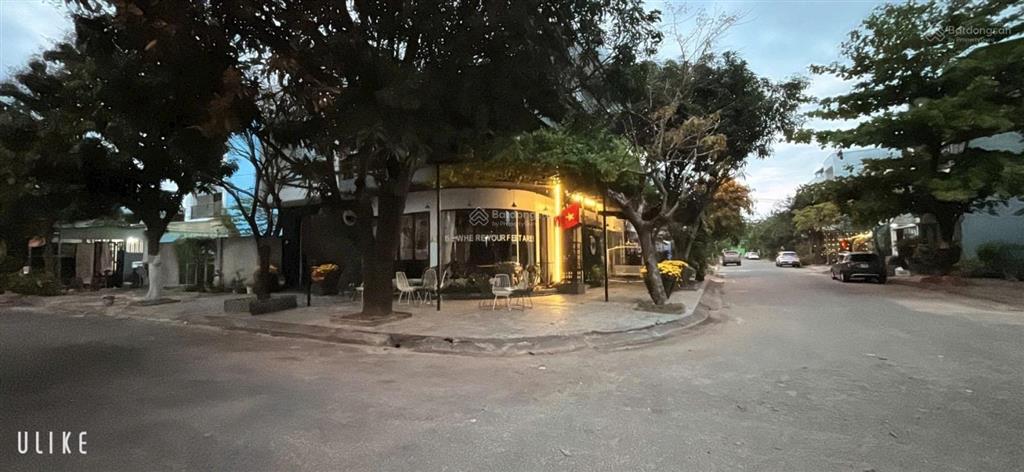 Lô góc 2 mặt tiền đường 7.5m và 5.5m. đường bàu mạc 9 liên chiểu.