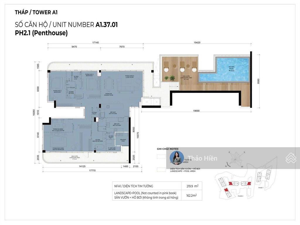 Penthouse eaton park giá cực kỳ tốt