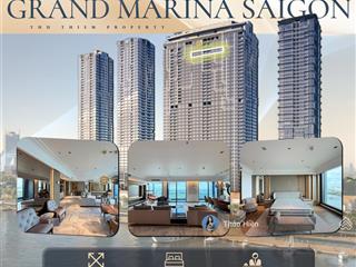 Bán căn hộ hạng sang grand marina saigon tòa sea 237m² 4pn view sông trực diện