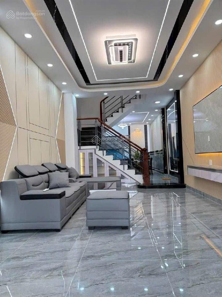 (27) hẻm xe hơi thông thới an 16  nhà mới 3 tầng  79m  full nội thất  6.2 tỉ