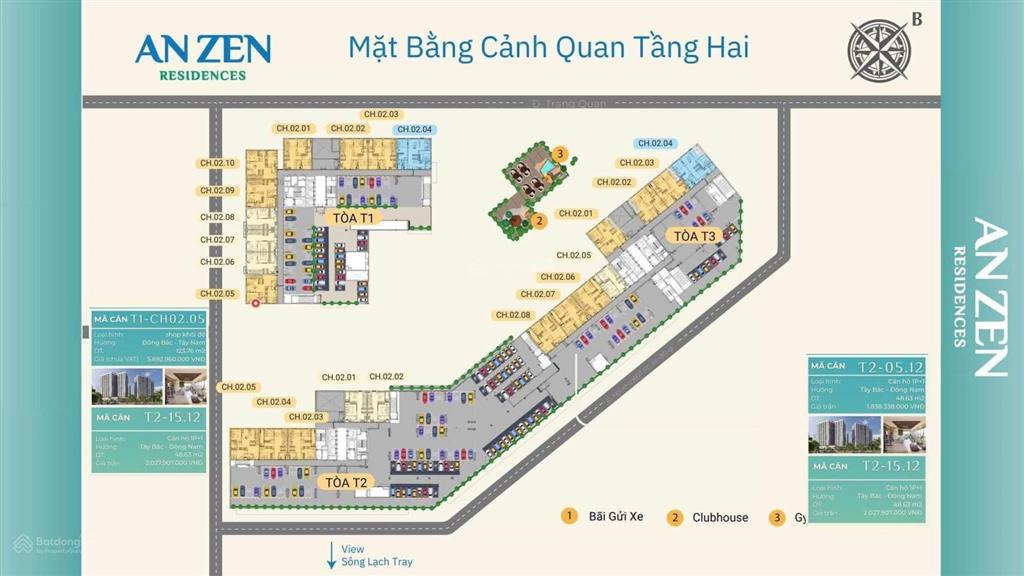 Bán căn hộ 2pn, 2wc, 63m2 tại an zen residence, giá ưu đãi 1,8 tỷ 0865 180 ***