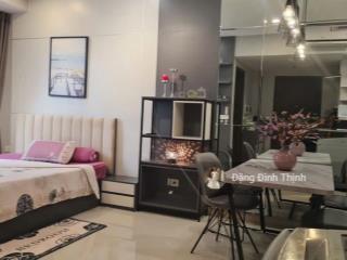 Thuê cc tresor 1pn 42m² 14,5tr ban công view sông mới 100% ngay bến vân đồn quận 4  0775 924 ***