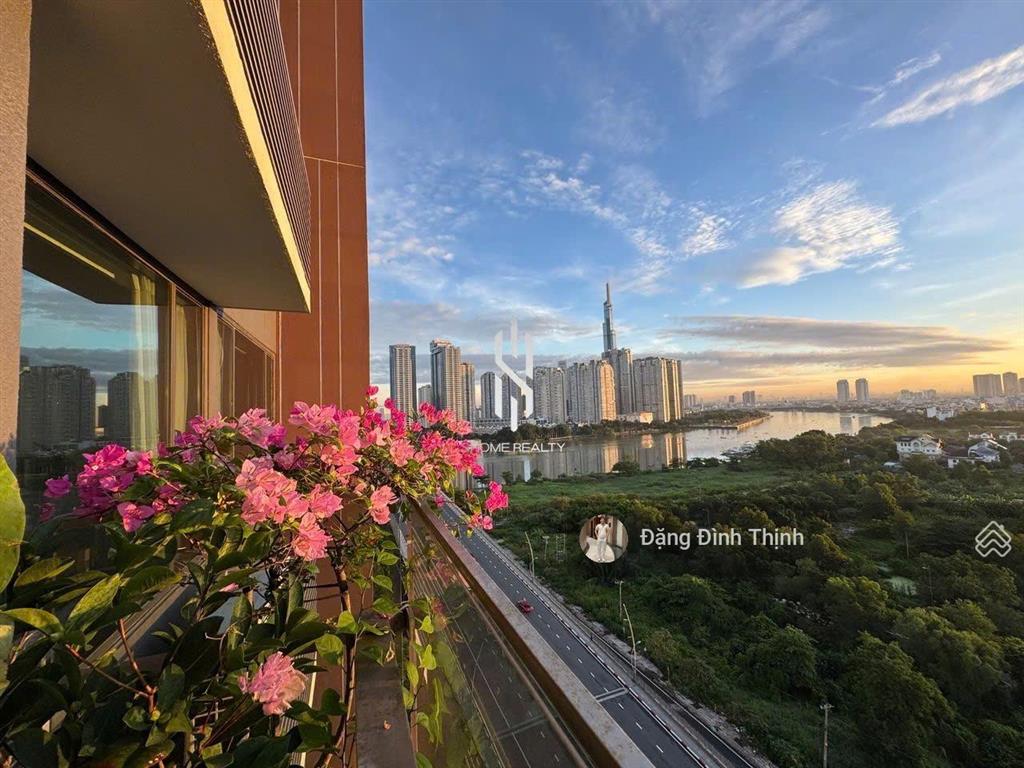 Thuê the river 28tr  2pn 94m2 ntcb  view sông thoáng cầu bason  thủ thiêm sát q1  0775 924 ***