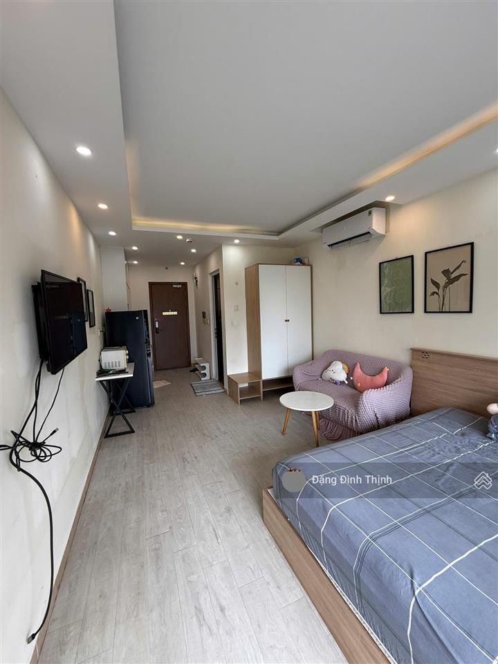 Millennium quận 4 cho thuê studio 35m² full nội thất ban công view sông gần q1 chỉ 13 triệu/tháng