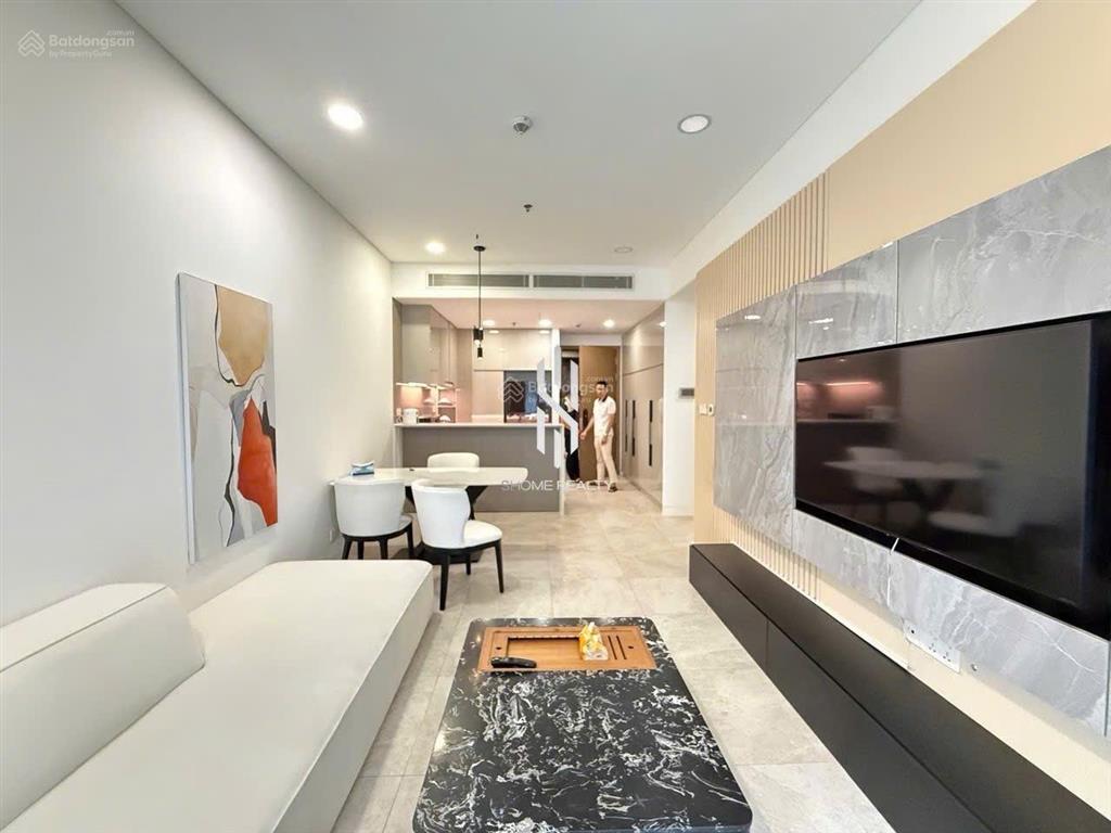 Căn 2pn the river thủ thiêm 84m²  full nt mới đẹp, trống sẵn  2 phút tới q1  giá 37tr/tháng