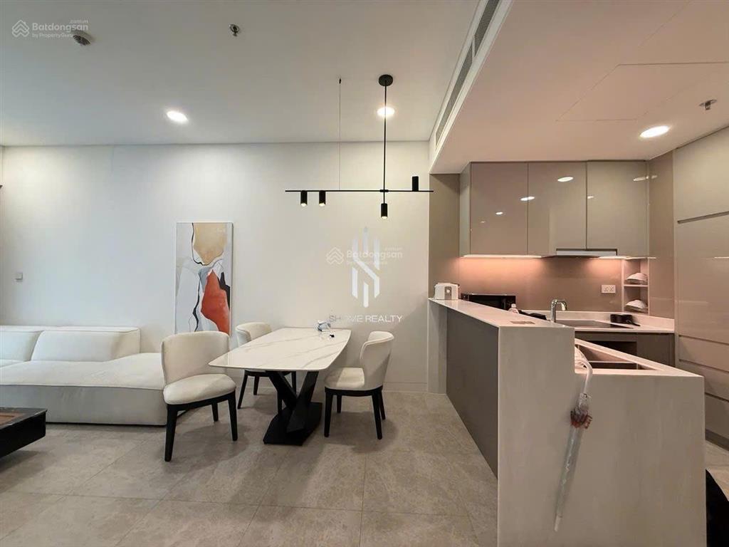 Căn 2pn the river thủ thiêm 84m²  full nt mới đẹp, trống sẵn  2 phút tới q1  giá 37tr/tháng