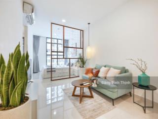 Saigon royal  cho thuê studio 45m2 ban công view pháo hoa thoáng full nội thất giá chỉ 19tr/tháng