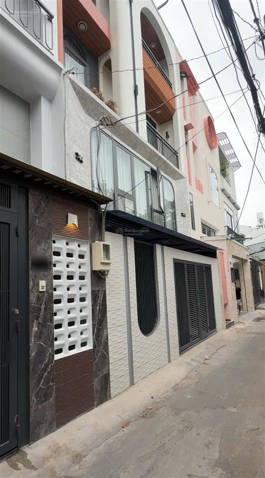 Giảm 1 tỷ nhà mới đẹp hxh nguyễn oanh p17, dt 5.8x8.5m kết cấu 4 tầng thang máy giá 8tỷ