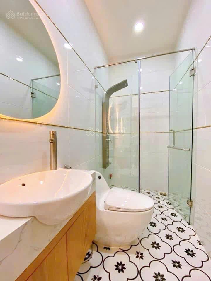 Bán nhà 5 tấm hxh thông khu đồng bộ lê đức thọ p6, dt 4.4x15m giá 9.7 tỷ tl