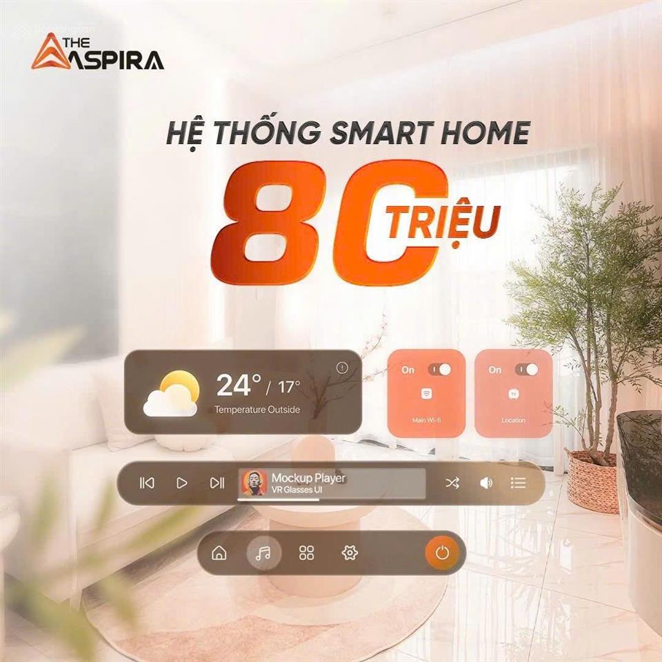 Căn hộ smarthome tphcm, từ 1.9 tỷ, trả góp 6.8 triệu / tháng, htls 3 năm, ân hạn gốc 6 năm