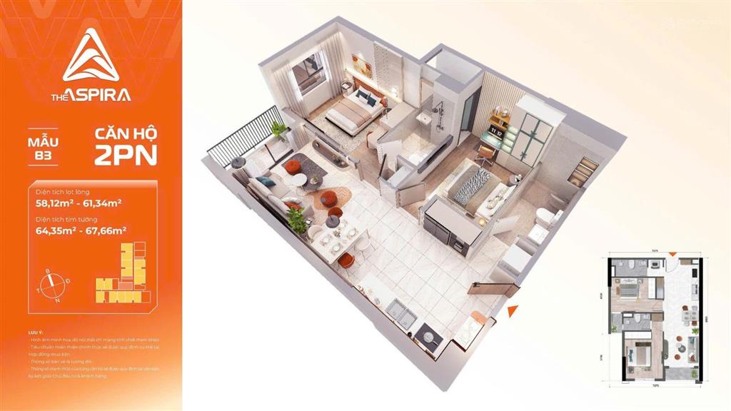 Chỉ còn vài căn hộ smarthome hcm, 2pn2wc 65m²  chỉ 560 triệu sở hữu, htls 3 năm, ân hạn gốc 6 năm