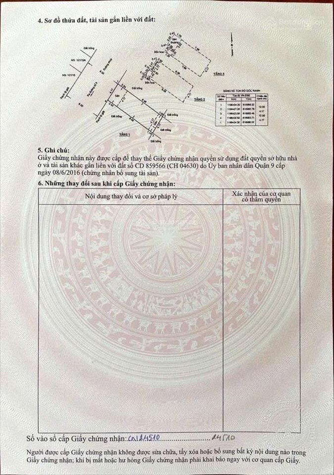 Bán nhà 3 tầng đẹp, khu dân cư yên tĩnh xe hơi quay đầu diện tích 52m2. ngang 4 dài 13 giá hơn 6 tỷ