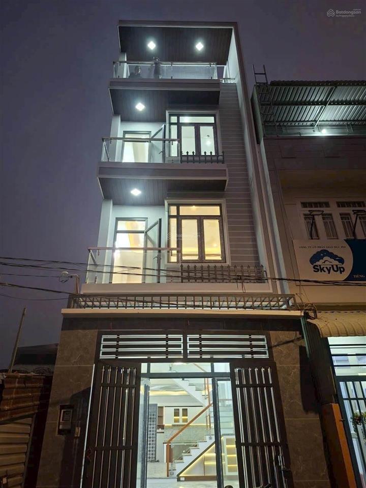 Bán nhà 4 tầng đẹp full nột thất ô tô đỗ tận cửa võ văn hát long trường quận 9